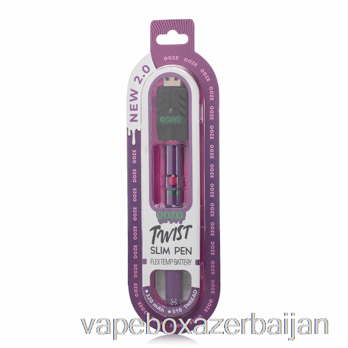 Vape Baku Ooze Slim Twist Pen 2.0 Flex Temp Battery Ultra Purple